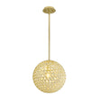 Load image into Gallery viewer, Farmhouze Light - Mid - Century Modern Luxe Gold Crystal Sphere Chandelier - Chandelier - Gold -