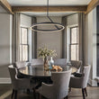 Load image into Gallery viewer, Farmhouze Light - Minimalist Dimmable LED Warm Round Halo Chandelier - Chandelier - Black -