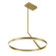 Load image into Gallery viewer, Farmhouze Light - Minimalist Dimmable LED Warm Round Halo Chandelier - Chandelier - Brass -