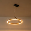 Load image into Gallery viewer, Farmhouze Light - Minimalist Dimmable LED Warm Round Halo Chandelier - Chandelier - Brass -