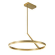 Load image into Gallery viewer, Farmhouze Light - Minimalist Dimmable LED Warm Round Halo Chandelier - Chandelier - Brass -