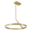 Load image into Gallery viewer, Farmhouze Light - Minimalist Dimmable LED Warm Round Halo Chandelier - Chandelier - Brass -