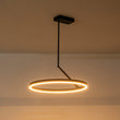 Load image into Gallery viewer, Farmhouze Light - Minimalist Dimmable LED Warm Round Halo Chandelier - Chandelier - Brass -