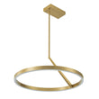 Load image into Gallery viewer, Farmhouze Light - Minimalist Dimmable LED Warm Round Halo Chandelier - Chandelier - Brass -