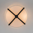 Load image into Gallery viewer, Farmhouze Light - Modern 2 - Light White Fabric Drum Flush Ceiling Light - Ceiling Light - Brass -