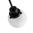 Load image into Gallery viewer, Farmhouze Light - Modern 6 - Light White Glass Globe Sputnik Ceiling Light - Ceiling Light - 4 Bulbs -
