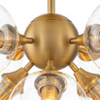Load image into Gallery viewer, Farmhouze Light - Modern 9 - Light Cluster Glass Globe Bubble Ceiling Light - Ceiling Light - Brass -