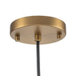 Load image into Gallery viewer, Farmhouze Light - Modern Brass 1 - Light Seeded Glass Bell Kitchen Pendant - Pendant - Seeded Glass -