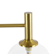 Load image into Gallery viewer, Farmhouze Light - Modern Brass 4 - Light Glass Globe Bathroom Vanity Light - Chandelier - Opal -