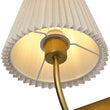 Load image into Gallery viewer, Farmhouze Light - Modern Brass Single Beige Fabric Cone Wall Light - Wall Sconce - 1 - Light -