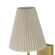 Load image into Gallery viewer, Farmhouze Light - Modern Brass Single Beige Fabric Cone Wall Light - Wall Sconce - 1 - Light -