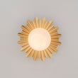 Load image into Gallery viewer, Farmhouze Light - Modern Brass Single White Glass Globe Semi Flush Mount - Ceiling Light - Brass -