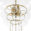 Load image into Gallery viewer, Farmhouze Light - Modern Brushed Brass Glam Glass Bubble Jellyfish Chandelier - Chandelier - Brass -