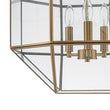 Load image into Gallery viewer, Farmhouze Light - Modern Candle Style Glass Geometric Cage Chandelier - Chandelier - 3 - Light -