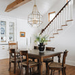Load image into Gallery viewer, Farmhouze Light - Modern Candle Style Glass Geometric Cage Chandelier - Chandelier - 3 - Light -