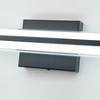 Load image into Gallery viewer, Farmhouze Light - Modern Dimmable LED Black Wide Bathroom Vanity Light - Wall Sconce - Black -