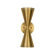 Load image into Gallery viewer, Farmhouze Light - Modern Double Cone 2 - Light Ambient Wall Sconce - Wall Sconce - Nickel -