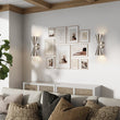 Load image into Gallery viewer, Farmhouze Light - Modern Double Cone 2 - Light Ambient Wall Sconce - Wall Sconce - Nickel -