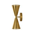 Load image into Gallery viewer, Farmhouze Light - Modern Double Cone 2 - Light Ambient Wall Sconce - Wall Sconce - Nickel -