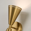 Load image into Gallery viewer, Farmhouze Light - Modern Double Cone 2 - Light Ambient Wall Sconce - Wall Sconce - Nickel -