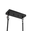 Load image into Gallery viewer, Farmhouze Light - Modern Farmhouse 3 - Light Rectangle Linear Island Chandelier - Chandelier - Black + Brass -