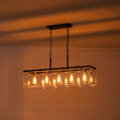 Load image into Gallery viewer, Farmhouze Light - Modern Farmhouse 5 - Light Glass Box Rectangle Island Chandelier - Chandelier - 5 - Light -