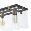 Load image into Gallery viewer, Farmhouze Light - Modern Farmhouse 5 - Light Glass Box Rectangle Island Chandelier - Chandelier - 5 - Light -