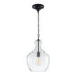 Load image into Gallery viewer, Farmhouze Light - Modern Farmhouse Bell Glass Shade Single Pendant Light - Pendant - Brass -