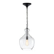 Load image into Gallery viewer, Farmhouze Light - Modern Farmhouse Bell Glass Shade Single Pendant Light - Pendant - Brass -