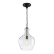 Load image into Gallery viewer, Farmhouze Light - Modern Farmhouse Bell Glass Shade Single Pendant Light - Pendant - Brass -
