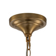 Load image into Gallery viewer, Farmhouze Light - Modern Farmhouse Bell Glass Shade Single Pendant Light - Pendant - Brass -