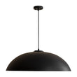 Load image into Gallery viewer, Farmhouze Light - Modern Farmhouse Black Saucer Oversized Dome Pendant - Chandelier - 30.7 in -
