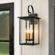 Load image into Gallery viewer, Farmhouze Light - Modern Farmhouse Candle Style Lantern Outdoor Wall Lamp - Wall Sconce - 3 - Light -