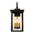 Load image into Gallery viewer, Farmhouze Light - Modern Farmhouse Candle Style Lantern Outdoor Wall Lamp - Wall Sconce - 3 - Light -