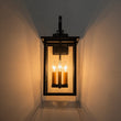 Load image into Gallery viewer, Farmhouze Light - Modern Farmhouse Candle Style Lantern Outdoor Wall Lamp - Wall Sconce - 3 - Light -
