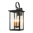 Load image into Gallery viewer, Farmhouze Light - Modern Farmhouse Candle Style Lantern Outdoor Wall Lamp - Wall Sconce - 3 - Light -