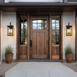 Load image into Gallery viewer, Farmhouze Light - Modern Farmhouse Candle Style Lantern Outdoor Wall Lamp - Wall Sconce - 3 - Light -