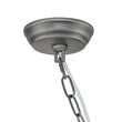 Load image into Gallery viewer, Farmhouze Light - Modern Farmhouse Candle Style Metal Orb Chandelier - Chandelier - Black - Silver -
