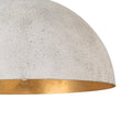 Load image into Gallery viewer, Farmhouze Light - Modern Farmhouse Oversized Dome Pendant - Chandelier - Grey White - 23 in. - L