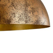 Load image into Gallery viewer, Farmhouze Light - Modern Farmhouse Oversized Dome Pendant - Chandelier - Rusty Gold - 23 in. - L