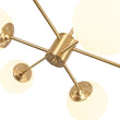 Load image into Gallery viewer, Farmhouze Light - Modern Frosted Glass Bubble Brass Sputnik Chandelier - Chandelier - 6 - Light -