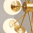 Load image into Gallery viewer, Farmhouze Light - Modern Frosted Glass Bubble Brass Sputnik Chandelier - Chandelier - Brass -
