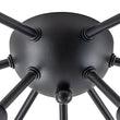 Load image into Gallery viewer, Farmhouze Light - Modern Glass Globe Sunburst Semi Flush Mount Ceiling Light - Ceiling Light - Black -