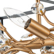 Load image into Gallery viewer, Farmhouze Light - Modern Gold Branch Crystal Black Rectangle Island Chandelier - Chandelier - Black + Gold -