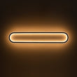 Load image into Gallery viewer, Farmhouze Light - Modern Oval LED Semi Flush Mount Ceiling Light - Ceiling Light - 47in -