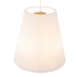 Load image into Gallery viewer, Farmhouze Light - Modern Pleated Linen Tapered Drum Lantern Pendant Light - Chandelier - 17.7 in -