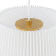Load image into Gallery viewer, Farmhouze Light - Modern Pleated Linen Tapered Drum Lantern Pendant Light - Chandelier - 17.7 in -
