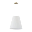 Load image into Gallery viewer, Farmhouze Light - Modern Pleated Linen Tapered Drum Lantern Pendant Light - Chandelier - 17.7 in -