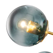 Load image into Gallery viewer, Farmhouze Light - Modern Sputnik Gradual Blue Glass Globe Bubble Chandelier - Chandelier - Brass -