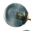 Load image into Gallery viewer, Farmhouze Light - Modern Sputnik Gradual Blue Glass Globe Bubble Chandelier - Chandelier - Brass -
